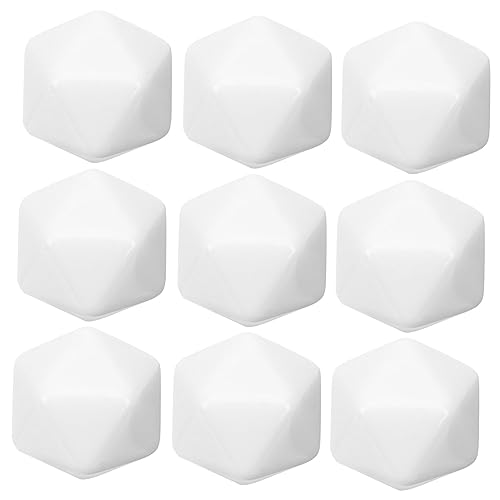 10Stücke Leere Acryl Unvollendete DIY Bastelwürfel für Kreative Projekte Spielwürfel Geschenkideen und Bastelbedarf von YARNOW