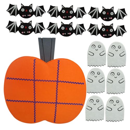 1Satz Halloween Filzspielmatte für Lustiges Kürbis Kreuzspiel Partydekoration und Vielseitig Einsetzbar und Sicher für Stundenlangen Spaß 1Satz Halloween Filzspielmatte für Lustiges Kürbis Kreuzspiel Partydekoration und Vielseitig Einsetzbar und Sicher für Stundenlangen Spaß von YARNOW