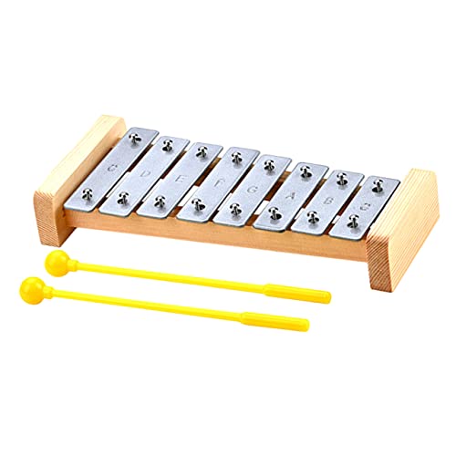 YARNOW 1Satz Xylophonspielzeug für Musikinstrument Musikalischen Entwicklung Bildungsinstrument mit Leuchtenden Farben für Junge Mädchen und Kleinkinder von YARNOW