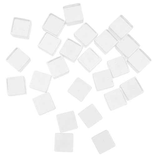 24 Stück Transparente Leere DIY Spielwürfel aus Acryl für Spiele und Partys für Kreative Bastelprojekte und Unterrichtsaktivitäten von YARNOW