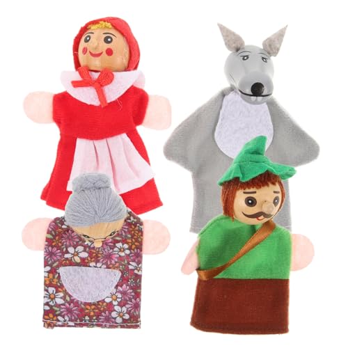 4Stücke Fingerpuppen aus Niedliche Tier Fingerpuppen für Kleinkinder Eltern Junge Mädchen für Kreatives Geschichtenerzählen und Rollenspiele 4Stücke Fingerpuppen aus Niedliche Tier Fingerpuppen für Kleinkinder Eltern Junge Mädchen für Kreatives Geschichtenerzählen und Rollenspiele von YARNOW