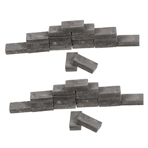 50 Stück Ziegelsteine Realistische Brick Modelle für DIY Mini Houses Sandtisch Szenen und Märchengärten für Kreative Bastelprojekte von YARNOW