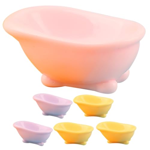 6 Stück Badewanne Teiliges Dekoration für Puppenhaus Badezimmer aus Hochwertigem Resin Kompakt für Kreative Mini Räume Perfektes Zubehör für Puppenhaus Enthusiasten 6 Stück Badewanne Teiliges Dekoration für Puppenhaus Badezimmer aus Hochwertigem Resin Kompakt für Kreative Mini Räume Perfektes Zubehör für Puppenhaus Enthusiasten von YARNOW