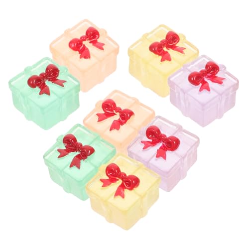8Stücke Leuchtende Mini Resin Geschenkboxen Mikro Landschaftsornamente Festliche Dekoration und Weihnachtsfeiern 8Stücke Leuchtende Mini Resin Geschenkboxen Mikro Landschaftsornamente Festliche Dekoration und Weihnachtsfeiern von YARNOW