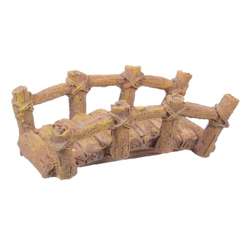 Miniaturbrücke aus Harz Dekorative Kleine Brücke für Sandtisch Mikrogarten Bonsai Stilvolles Accessoire für Kreative Projekte und für Bastelfreunde von YARNOW