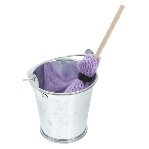 Reinigungsset für Puppenhaus mit Mop und Eimer Handgefertigte Dekoration für Kreative Bastelprojekte Zubehör für Puppenstuben und DIY Szenen Reinigungsset für Puppenhaus mit Mop und Eimer Handgefertigte Dekoration für Kreative Bastelprojekte Zubehör für Puppenstuben und DIY Szenen von YARNOW