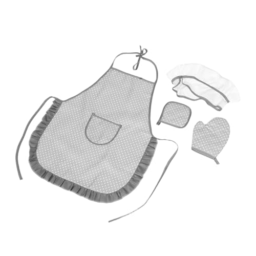 Rollenspiel Kostüm Set für Teiliges Set mit Schürze Kochmütze Kochhandschuh und Topflappen Fördert Kreativität und Feinmotorik Beim Spielküchen Rollenspiel Kostüm Set für Teiliges Set mit Schürze Kochmütze Kochhandschuh und Topflappen Fördert Kreativität und Feinmotorik Beim Spielküchen von YARNOW
