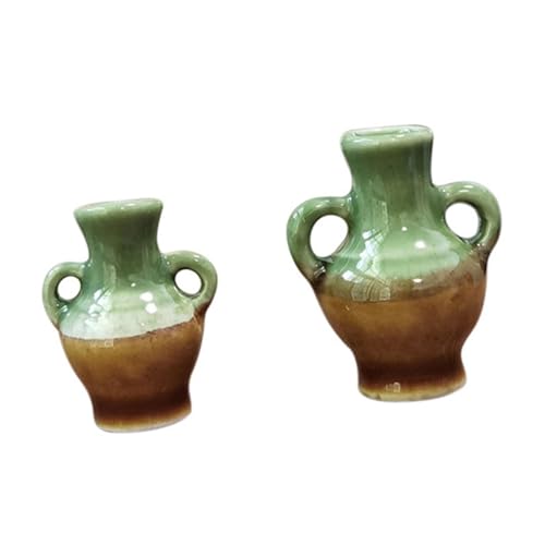 YARNOW 1 Keramik -Vase -Modell Mini-Blumenvase kleine Vase Vasendekoration Puppenhaus-Vase Miniaturdekoration Vase - Blumenvase aus Keramik Mini-Vase-Puppenhaus Green YARNOW 1 Keramik -Vase -Modell Mini-Blumenvase kleine Vase Vasendekoration Puppenhaus-Vase Miniaturdekoration Vase - Blumenvase aus Keramik Mini-Vase-Puppenhaus Green von YARNOW