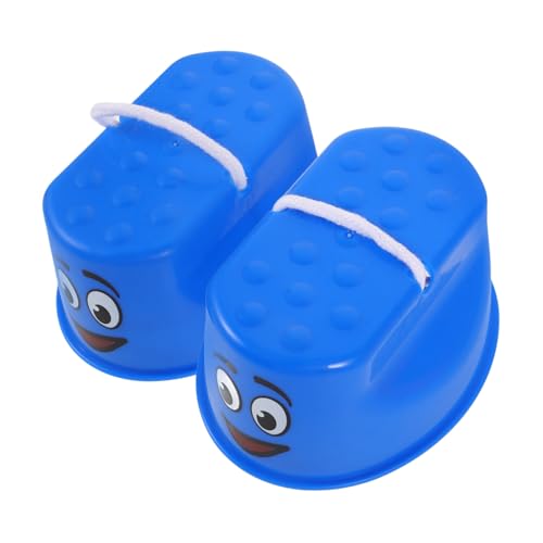 YARNOW 1 Paar Balancieren Auf Stelzen Stepping Balance Jousting Walking Stelzen Balance Für Bounce Balance Sport Plattform Balancieren Stelzen Balance Eimer Rutsche Blau Kunststoff von YARNOW