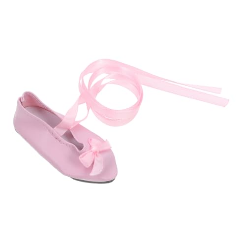 YARNOW 1 Paar Puppenschuhe für Puppen Rosa Ballettflats PU Material Kompatibel mit Verschiedenen Puppen Outfits Unverzichtbares Puppenzubehör für Kreatives YARNOW 1 Paar Puppenschuhe für Puppen Rosa Ballettflats PU Material Kompatibel mit Verschiedenen Puppen Outfits Unverzichtbares Puppenzubehör für Kreatives von YARNOW