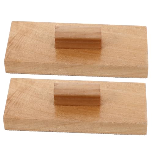 YARNOW 1 Paar Sound Effect Instrument Sandblock aus Holz hölzerne Sandblöcke Rhythmus-Sandblöcke Sand blockiert Instrumente Sandblockinstrument Party Gefälligkeiten Musik Lernen Hellbraun YARNOW 1 Paar Sound Effect Instrument Sandblock aus Holz hölzerne Sandblöcke Rhythmus-Sandblöcke Sand blockiert Instrumente Sandblockinstrument Party Gefälligkeiten Musik Lernen Hellbraun von YARNOW