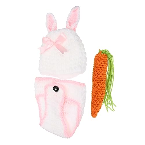 YARNOW 1 Satz 100 Tage Fotoshooting Kleidung hasenkostüme bunny costume fotoshooting zubehör Bausatz für Neugeborene fotoshooting outfits mädchen Neugeborenes Häschen-Outfit Garn YARNOW 1 Satz 100 Tage Fotoshooting Kleidung hasenkostüme bunny costume fotoshooting zubehör Bausatz für Neugeborene fotoshooting outfits mädchen Neugeborenes Häschen-Outfit Garn von YARNOW