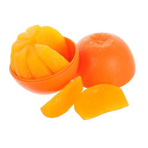 YARNOW 1 Satz 3D -Puzzlespielzeug Obst-Puzzle-Würfel süße Puzzlewürfel Fruchtwürfel Würfelpuzzle für Kunststoff Kunststoff Orange von YARNOW