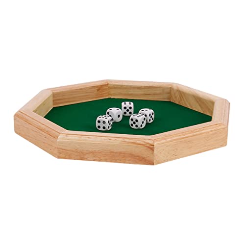 YARNOW 1 Satz Achteckiges Würfelspiel für Partys Unterhaltsame Ktv und Bar Spiele für Familie und Freunde Tragbar Doppelseitig Flexibles Design für Entspannte Abende von YARNOW
