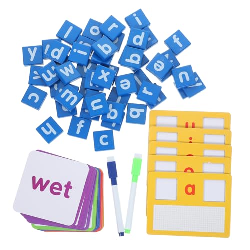 YARNOW 1 Satz Alphabet Lernspielzeug mit Bildkarten für Spaßige Rechtschreibspiele Sprachentwicklung und Eltern Interaktion YARNOW 1 Satz Alphabet Lernspielzeug mit Bildkarten für Spaßige Rechtschreibspiele Sprachentwicklung und Eltern Interaktion von YARNOW