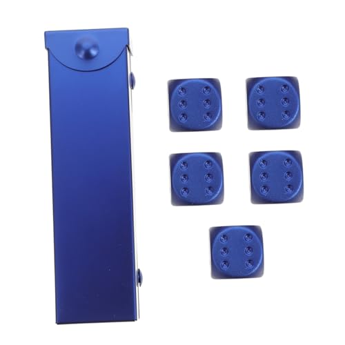 YARNOW 1 Satz Aluminiumlegierung Würfelset für Festivalspaß Leichte für Ktv Partys und Familienspiele Langlebig und Teilig YARNOW 1 Satz Aluminiumlegierung Würfelset für Festivalspaß Leichte für Ktv Partys und Familienspiele Langlebig und Teilig von YARNOW