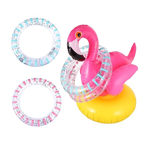 YARNOW 1 Satz Aufblasbares Flamingo Wurfspielzeug Tossing Ringe für Pool Perfektes Wasserspielzeug für Fördert Motorik und Koordination YARNOW 1 Satz Aufblasbares Flamingo Wurfspielzeug Tossing Ringe für Pool Perfektes Wasserspielzeug für Fördert Motorik und Koordination von YARNOW