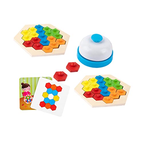 YARNOW 1 Satz Aus Holzblöcken Bauspielzeug Aus Holzklötzchen Pädagogisches Kinderspielzeug Puzzlespielzeug Wabenpuzzle Holzprozesäge Hölzern YARNOW 1 Satz Aus Holzblöcken Bauspielzeug Aus Holzklötzchen Pädagogisches Kinderspielzeug Puzzlespielzeug Wabenpuzzle Holzprozesäge Hölzern von YARNOW