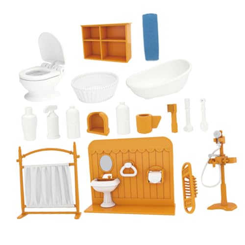 YARNOW 1 Satz Babyhaus Badezimmerset Puppenhausmöbel Mini Puppenhaus-Versorgung Dekorationen winzige Hausmöbel Möbelmodell Hauszubehör Winzige Möbel Plastik Gelb YARNOW 1 Satz Babyhaus Badezimmerset Puppenhausmöbel Mini Puppenhaus-Versorgung Dekorationen winzige Hausmöbel Möbelmodell Hauszubehör Winzige Möbel Plastik Gelb von YARNOW