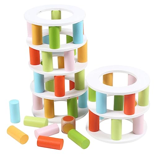 YARNOW 1 Satz Balancierendes Holzspielzeug Montessori Motorikspielzeug für Lernspiel für Kreative Denkfähigkeiten Perfektes für Besondere Anlässe Stärkung der Eltern Bindung von YARNOW