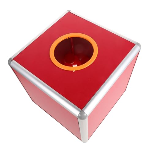 YARNOW 1 Satz -Box Gewinnspielkugeln Lotteriefall Tombola-Losbehälter Spende Zubehör Tombola-Ticketspender Tombola-Los-Inhaber Gewinnspielkäfig Gewinnspielboxen Aluminiumlegierung von YARNOW