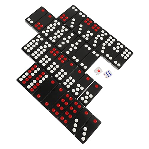 YARNOW 1 Satz Chinesisches Paigow Spielset mit Hochwertigen Gravierten Fliesen Traditionelles Brettspiel für Partys Freunde und Familienunterhaltung Tragbar und Leicht für Gesellige von YARNOW