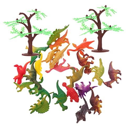 YARNOW 1 Satz Cognitive Dinosaurier Modell Set Teiliges Lernspielzeug für Kreative Spielaktivitäten Farberkennung und Hand Augen Koordination von YARNOW