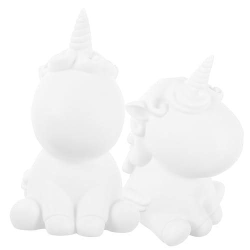 YARNOW 1 Satz DIY Einhorn Bastelspielzeug Unvollendete Einhornfiguren Für Kreative Malsets Geschicklichkeit Und Vorstellungskraft Für Familien Und Partys 2 Stück YARNOW 1 Satz DIY Einhorn Bastelspielzeug Unvollendete Einhornfiguren Für Kreative Malsets Geschicklichkeit Und Vorstellungskraft Für Familien Und Partys 2 Stück von YARNOW