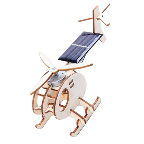 YARNOW 1 Satz DIY Holzflugzeug Modellset für Solarbetriebene Hubschrauber für Kreative Bastelprojekte und Wissenschaftliche Experimente für Jungen YARNOW 1 Satz DIY Holzflugzeug Modellset für Solarbetriebene Hubschrauber für Kreative Bastelprojekte und Wissenschaftliche Experimente für Jungen von YARNOW