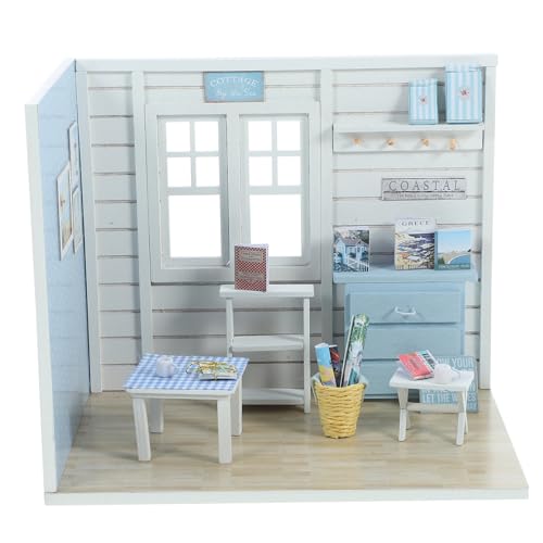 YARNOW 1 Satz DIY Puppenhaus Bausatz Kreatives Holzspielzeug für Fördert Motorische Fähigkeiten Eltern Interaktion Sicheres Material Einfach zu Montieren Perfektes YARNOW 1 Satz DIY Puppenhaus Bausatz Kreatives Holzspielzeug für Fördert Motorische Fähigkeiten Eltern Interaktion Sicheres Material Einfach zu Montieren Perfektes von YARNOW