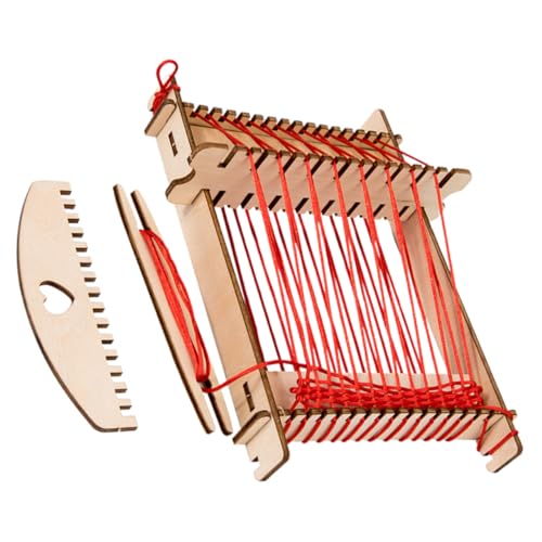 YARNOW 1 Satz DIY Webrahmen für Holzspielzeug Kreativität und Handfertigkeit für Eltern Junge Mädchen Aktivitäten für Ab Jahren Lustiges Bastelspielzeug zur Verbesserung der Konzentration YARNOW 1 Satz DIY Webrahmen für Holzspielzeug Kreativität und Handfertigkeit für Eltern Junge Mädchen Aktivitäten für Ab Jahren Lustiges Bastelspielzeug zur Verbesserung der Konzentration von YARNOW