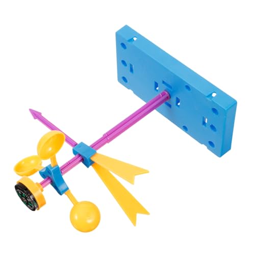 YARNOW 1 Satz DIY Wind Vane für Lehrreiches Wissenschaftsspielzeug zum Zusammenbauen für Kreatives Lernen und Unabhängiges für Experimente und Freizeitgestaltung YARNOW 1 Satz DIY Wind Vane für Lehrreiches Wissenschaftsspielzeug zum Zusammenbauen für Kreatives Lernen und Unabhängiges für Experimente und Freizeitgestaltung von YARNOW
