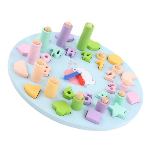 YARNOW 1 Satz Digitale Form Puzzle Uhr für Pädagogisches Holzspielzeug Logischem und Kreativität Geeignet für Kleinkinder und Vorschulkinder YARNOW 1 Satz Digitale Form Puzzle Uhr für Pädagogisches Holzspielzeug Logischem und Kreativität Geeignet für Kleinkinder und Vorschulkinder von YARNOW