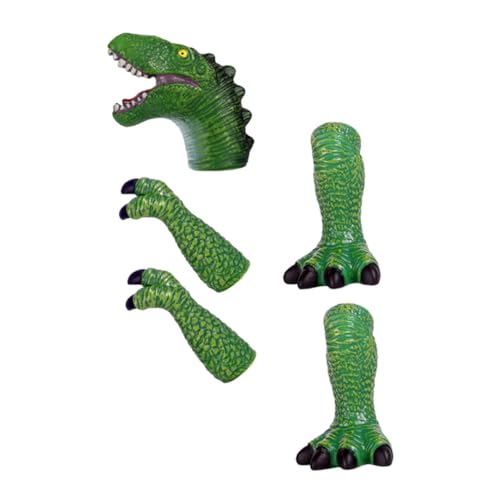 YARNOW 1 Satz Dinosaurier Fingerpuppen Set Flexible Handpuppen aus für Rollenspiele Geschichtenerzählen und Partys Teiliges Set für Kreative Spielstunden von YARNOW