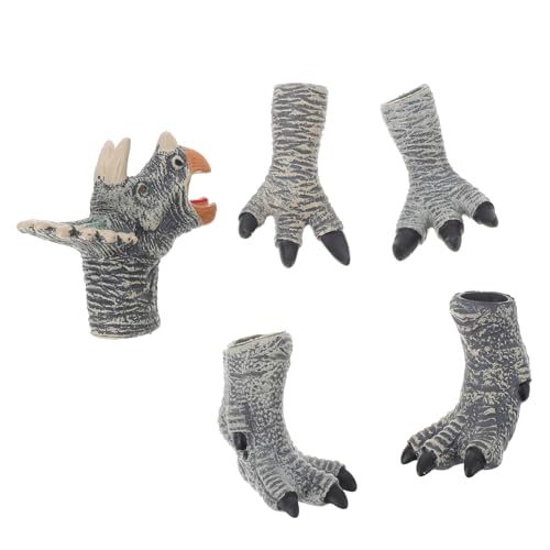 YARNOW 1 Satz Dinosaurier Handpuppen für Realistische Fingerpuppen aus Weichem Material für Interaktive Spiele und Frühkindliche Bildung für Partys und Lernspielzeug YARNOW 1 Satz Dinosaurier Handpuppen für Realistische Fingerpuppen aus Weichem Material für Interaktive Spiele und Frühkindliche Bildung für Partys und Lernspielzeug von YARNOW