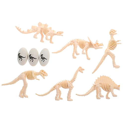 YARNOW 1 Satz Dinosaurier Modellset mit Realistischen Skeletten und Dinosauriereiern Backzubehör für Kuchen und Partys Fördert Kreativität und Lernen YARNOW 1 Satz Dinosaurier Modellset mit Realistischen Skeletten und Dinosauriereiern Backzubehör für Kuchen und Partys Fördert Kreativität und Lernen von YARNOW