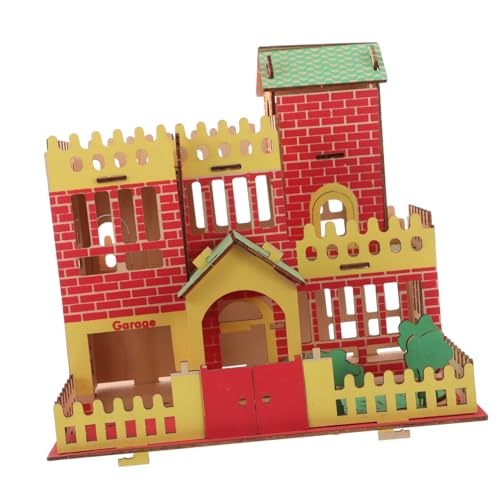 YARNOW 1 Satz Dreidimensionales Baupuzzle Mini -Häuser kleine Holzhäuser zum Basteln Bausatz für den Hausbau Holzhaus Holzhäuser für das Handwerk hölzern YARNOW 1 Satz Dreidimensionales Baupuzzle Mini -Häuser kleine Holzhäuser zum Basteln Bausatz für den Hausbau Holzhaus Holzhäuser für das Handwerk hölzern von YARNOW