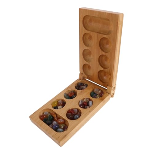YARNOW 1 Satz Edelsteinschachspielzeug Mancala-brettspiel Für Erwachsene Mancala-Spiel Camping-Spiele Murmelspiel Mancala-perlen Abalone-Spiel Brettspiele Aus Holz Mancala-Steine Bambus YARNOW 1 Satz Edelsteinschachspielzeug Mancala-brettspiel Für Erwachsene Mancala-Spiel Camping-Spiele Murmelspiel Mancala-perlen Abalone-Spiel Brettspiele Aus Holz Mancala-Steine Bambus von YARNOW
