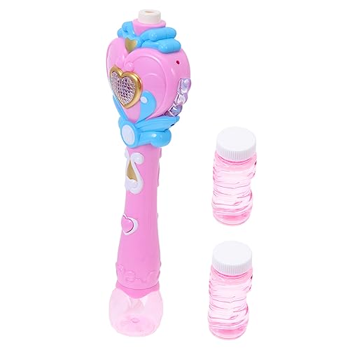 YARNOW 1 Satz Elektrische Seifenblasenmaschine Seifenblasenset Blasengebläse Blase Zauberstab Prinzessin Bubble Zauberstab für Mädchen Blasengebläse für Plastik Rosa YARNOW 1 Satz Elektrische Seifenblasenmaschine Seifenblasenset Blasengebläse Blase Zauberstab Prinzessin Bubble Zauberstab für Mädchen Blasengebläse für Plastik Rosa von YARNOW