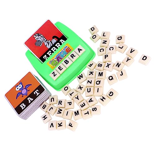YARNOW 1 Satz Englisches Buchstabenspiel Lernspielzeug für Buchstaben und Karten Interaktive Englische Buchstabenmaschine aus Farblich Zufällig für Frühkindliche Bildung von YARNOW