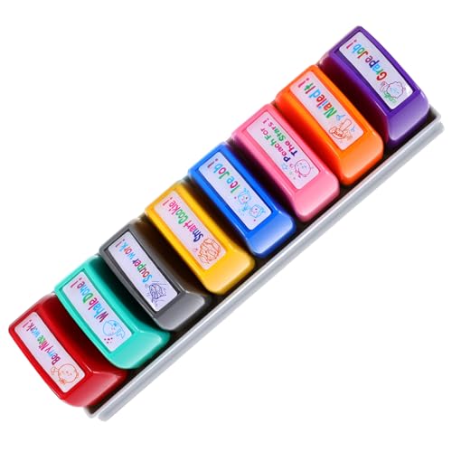 YARNOW 1 Satz Farbenfrohes Lehrer Stempel Teiliges aus Wiederverwendbaren Praktischen Stempeln mit Einzigartigen Motiven für Kreative Bewertungen und Belohnungen im Klassenzimmer für YARNOW 1 Satz Farbenfrohes Lehrer Stempel Teiliges aus Wiederverwendbaren Praktischen Stempeln mit Einzigartigen Motiven für Kreative Bewertungen und Belohnungen im Klassenzimmer für von YARNOW