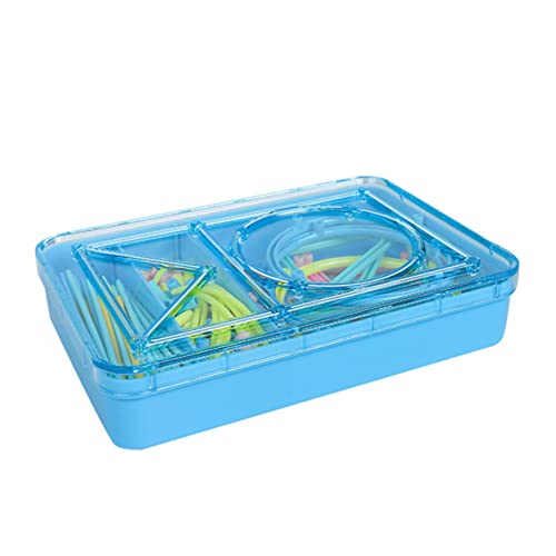 YARNOW 1 Satz Geometrische Mathematik BAU Spielzeuge für Grundschüler Zufällige Farben Fördert Koordination Interaktion und Gehirnbalance Zufällige Farbe von YARNOW
