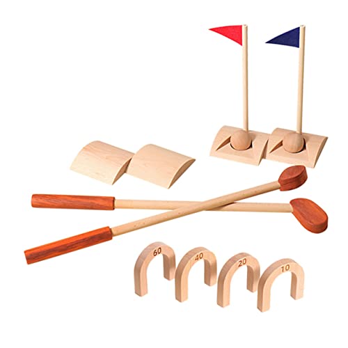 YARNOW 1 Satz Golfset aus Holz Indoor und Outdoor Golfspielzeug für Jungen und Fördert Motorische Fähigkeiten Langlebig und Leicht mit Vielen Zubehörteilen YARNOW 1 Satz Golfset aus Holz Indoor und Outdoor Golfspielzeug für Jungen und Fördert Motorische Fähigkeiten Langlebig und Leicht mit Vielen Zubehörteilen von YARNOW