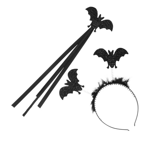 YARNOW 1 Satz Haarband Set mit Zauberstab Teiliges Cosplay Zubehör für Halloween und Festivitäten Einzigartiges Haarreif Design für Partys und Bühnenaufführungen von YARNOW