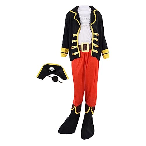 YARNOW 1 Satz Halloween Piratenkostüm für Xl für Cosplay Bühnenaufführungen und Themenpartys Waschbar und Wiederverwendbar YARNOW 1 Satz Halloween Piratenkostüm für Xl für Cosplay Bühnenaufführungen und Themenpartys Waschbar und Wiederverwendbar von YARNOW