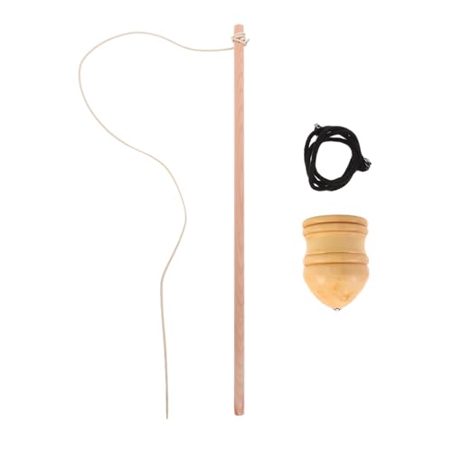 YARNOW 1 Satz Hölzerner Kreisel Hölzernder DIY Holz Spinnende Gyro -Party -gefälligkeiten Holzspinngyro Einzigartiges Gyro - Rotierendes Sensorisches Beige Baumwollseil YARNOW 1 Satz Hölzerner Kreisel Hölzernder DIY Holz Spinnende Gyro -Party -gefälligkeiten Holzspinngyro Einzigartiges Gyro - Rotierendes Sensorisches Beige Baumwollseil von YARNOW