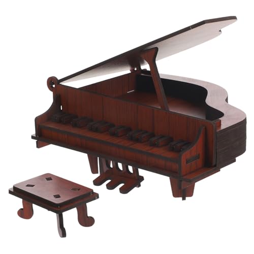 YARNOW 1 Satz Holz Puzzle DIY Klavier Modell für Pädagogisches Kreativität für Geburtstage und Feste als Dekoration für Zuhause und Büro YARNOW 1 Satz Holz Puzzle DIY Klavier Modell für Pädagogisches Kreativität für Geburtstage und Feste als Dekoration für Zuhause und Büro von YARNOW