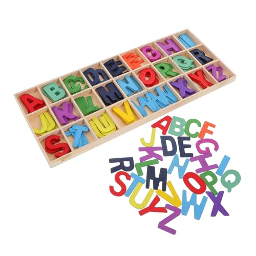 YARNOW 1 Satz Holzbriefspielzeug Wiederverwendbares Lernspielzeug Kinderversorgung Farberkennungsspielzeug lustiges Kinderspielzeug Alphabet Buchstabenspielzeug aus Holz YARNOW 1 Satz Holzbriefspielzeug Wiederverwendbares Lernspielzeug Kinderversorgung Farberkennungsspielzeug lustiges Kinderspielzeug Alphabet Buchstabenspielzeug aus Holz von YARNOW