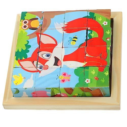 YARNOW 1 Satz Holzpuzzle für Teiliges mit Tiermotiven Fördert Hand Augen Koordination und Feinmotorik Lernspielzeug für Kleinkinder und Vorschulkinder YARNOW 1 Satz Holzpuzzle für Teiliges mit Tiermotiven Fördert Hand Augen Koordination und Feinmotorik Lernspielzeug für Kleinkinder und Vorschulkinder von YARNOW