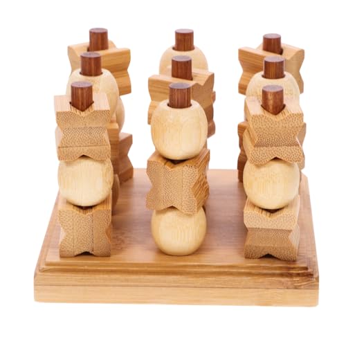 YARNOW 1 Satz Holzspielzeug Schachbrett für Stabil Langlebig Interaktives für Familienaktivitäten für Stundenlangen Spaß und Strategisches YARNOW 1 Satz Holzspielzeug Schachbrett für Stabil Langlebig Interaktives für Familienaktivitäten für Stundenlangen Spaß und Strategisches von YARNOW